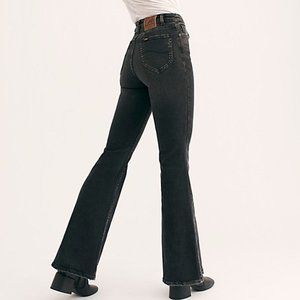 Lee x Free People | Flare High Waisted Black Jeans